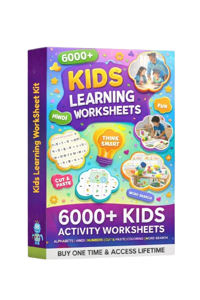 kids learning worksheet kit